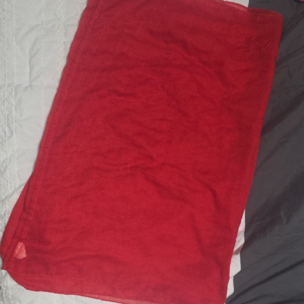 Casual Red Infinity Scarf